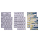 Max Collection Area Rug Backing Geometric Floral Patchwork Rugs Color1 40×60cm