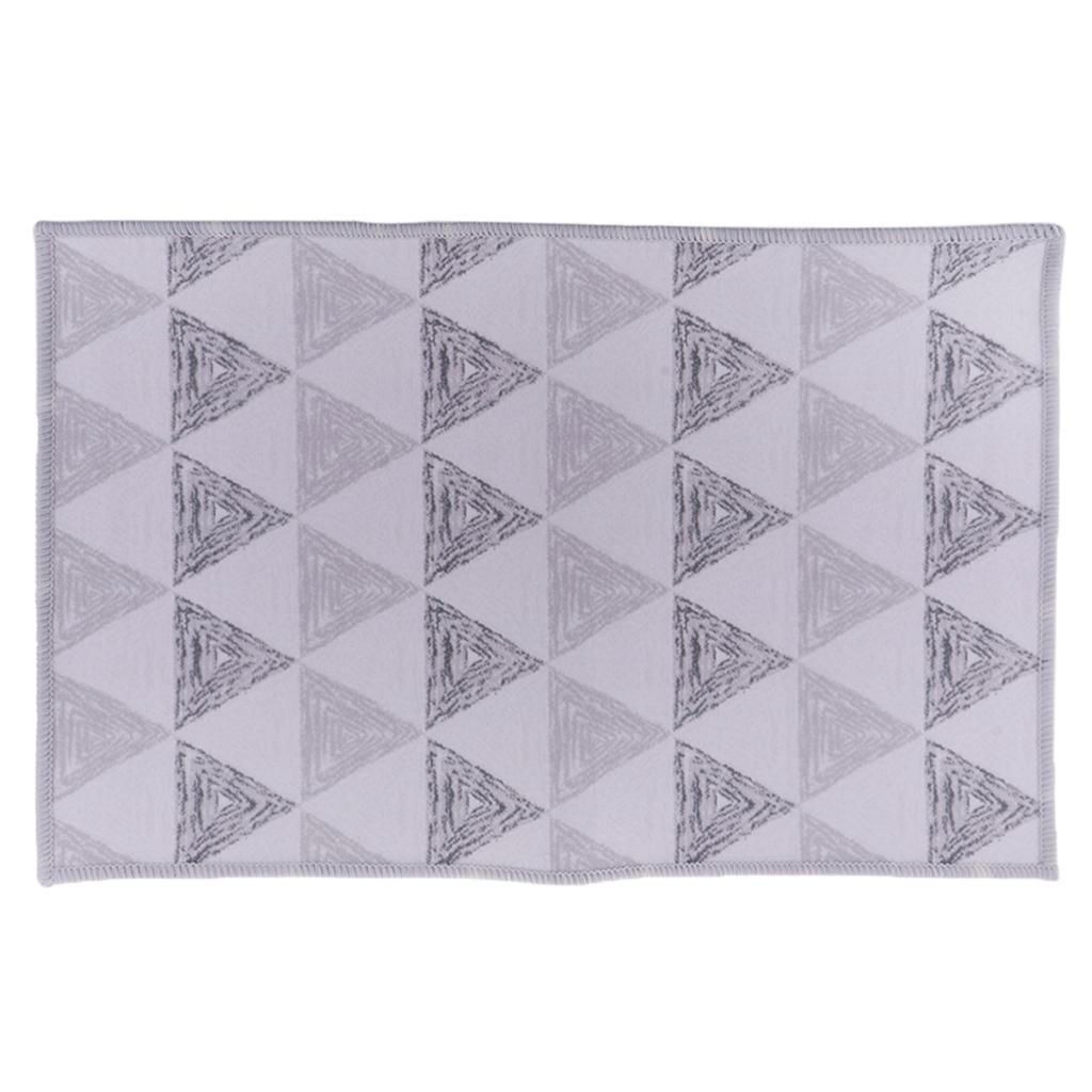 Max Collection Area Rug Backing Geometric Floral Patchwork Rugs Color3 40×60cm