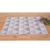Max Collection Area Rug Backing Geometric Floral Patchwork Rugs Color3 50×80cm