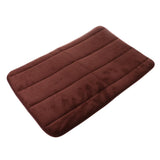 Max Memory Foam Bath Mat Non Slip Absorbent Bath Rug Carpet Dark coffee 40X60cm