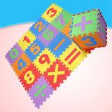 Max 16 Pieces Arithmetic Numbers Foam Puzzle Exercise Mat Interlocking Tiles - Aladdin Shoppers