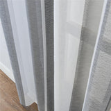 Max Window Sheer Curtains Rod Pocket Faux Linen Voile Curtains 100x200cm Color_3 - Aladdin Shoppers