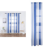 Max Window Sheer Curtains Rod Pocket Faux Linen Voile Curtains 100x200cm Color_5 - Aladdin Shoppers