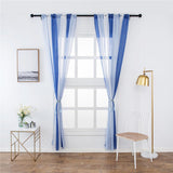 Max Window Sheer Curtains Rod Pocket Faux Linen Voile Curtains 100x200cm Color_5 - Aladdin Shoppers