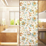 Max Floral Static Cling Stained Window Film Privacy Frosted Glass Stickers 2 - Aladdin Shoppers