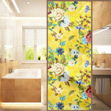 Max Floral Static Cling Stained Window Film Privacy Frosted Glass Stickers 5 - Aladdin Shoppers