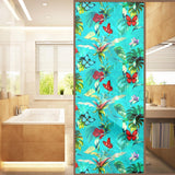 Max Floral Static Cling Stained Window Film Privacy Frosted Glass Stickers 8 - Aladdin Shoppers
