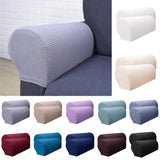 Max Set of 2 Waterproof Flannel Furniture Sofa Armrest Covers Off White - Aladdin Shoppers