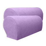 Max Set of 2 Waterproof Flannel Furniture Sofa Armrest Covers Purple - Aladdin Shoppers