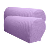 Max Set of 2 Waterproof Flannel Furniture Sofa Armrest Covers Purple - Aladdin Shoppers