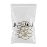 Max Pack of 10, Smooth Metal Curtain Rings Rod Pole Bronze - 28mm - Aladdin Shoppers