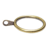 Max Pack of 10, Smooth Metal Curtain Rings Rod Pole Bronze - 28mm - Aladdin Shoppers