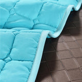 Max Beauty Salon Massage Bed Mattress Sheet with Face Breath Hole Blue - Aladdin Shoppers