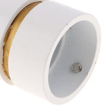 Max 1Pcs Curtain Rod Head/Ends/Drapery Pole Finals Dia 28mm White Cylinder - Aladdin Shoppers