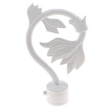 Max 1Pcs Curtain Rod Head/Ends/Drapery Pole Finals Dia 28mm White Tail - Aladdin Shoppers