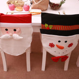 Max Christmas Chair Back Cover Slipcover Dinner Table Party Decor A Snowman - Aladdin Shoppers