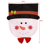 Max Christmas Chair Back Cover Slipcover Dinner Table Party Decor A Snowman - Aladdin Shoppers