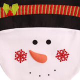 Max Christmas Chair Back Cover Slipcover Dinner Table Party Decor A Snowman - Aladdin Shoppers