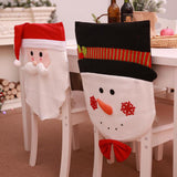 Max Christmas Chair Back Cover Slipcover Dinner Table Party Decor A Snowman - Aladdin Shoppers