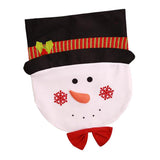 Max Christmas Chair Back Cover Slipcover Dinner Table Party Decor A Snowman - Aladdin Shoppers