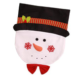 Max Christmas Chair Back Cover Slipcover Dinner Table Party Decor A Snowman - Aladdin Shoppers