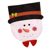 Max Christmas Chair Back Cover Slipcover Dinner Table Party Decor A Snowman - Aladdin Shoppers