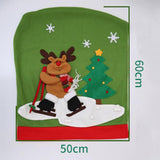 Max Christmas Chair Back Cover Slipcover Dinner Table Party Decor E Elk Ski - Aladdin Shoppers