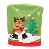 Max Christmas Chair Back Cover Slipcover Dinner Table Party Decor E Elk Ski - Aladdin Shoppers