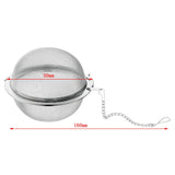 Max Stainless Steel Infuser Strainer Mesh Tea Filter Ball 5cm Dia