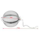 Max Stainless Steel Infuser Strainer Mesh Tea Filter Ball 6.5cm Dia