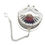 Max Stainless Steel Tea Infuser Filter Strainer  Shell Shape - Silver