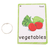 Max 35Pcs Kids Early Educational English Sight Word Flash Cards About Food - Aladdin Shoppers