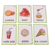Max 35Pcs Kids Early Educational English Sight Word Flash Cards About Food - Aladdin Shoppers
