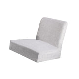 Stretch Chair Cover Slipcovers for Low Short Back Chair Bar Stool Chair Gray