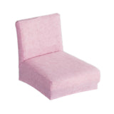 Stretch Chair Cover Slipcovers for Low Short Back Chair Bar Stool Chair Pink