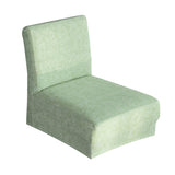 Stretch Chair Cover Slipcovers for Low Short Back Chair Bar Stool Chair Green