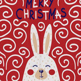Max Christmas Style Noren Doorway Curtain Room Divider Decor Rabbit Red S - Aladdin Shoppers