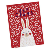 Max Christmas Style Noren Doorway Curtain Room Divider Decor Rabbit Red S - Aladdin Shoppers