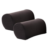 Max 1 Pair Furniture Sofa Armrest Covers with 10 Twist Pins Black - Aladdin Shoppers