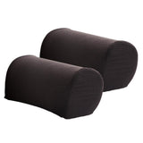 Max 1 Pair Furniture Sofa Armrest Covers with 10 Twist Pins Black - Aladdin Shoppers