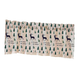 Max Cafe Window Curtain Semi-Sheer Kitchen Curtain Tier Elk - 130x41cm - Aladdin Shoppers