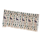 Max Cafe Window Curtain Semi-Sheer Kitchen Curtain Tier Elk - 137x61cm - Aladdin Shoppers