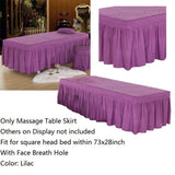 Max SPA Massage Table Skirt Beauty Bed Cover Linen Valance Sheet Lilac - Aladdin Shoppers