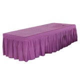 Max SPA Massage Table Skirt Beauty Bed Cover Linen Valance Sheet Lilac - Aladdin Shoppers