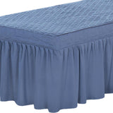 Max SPA Massage Table Skirt Beauty Bed Cover Linen Valance Sheet Blue - Aladdin Shoppers