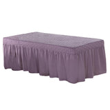 Max SPA Massage Table Skirt Beauty Bed Cover Linen Valance Sheet Purple - Aladdin Shoppers