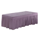 Max SPA Massage Table Skirt Beauty Bed Cover Linen Valance Sheet Purple - Aladdin Shoppers