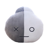 Maxbell Original Plush Pillows Cushion Dolls, Kpop Bangtan Boys Bt21 02 Light Grey