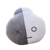 Maxbell Original Plush Pillows Cushion Dolls, Kpop Bangtan Boys Bt21 02 Light Grey