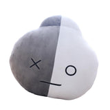 Maxbell Original Plush Pillows Cushion Dolls, Kpop Bangtan Boys Bt21 02 Light Grey